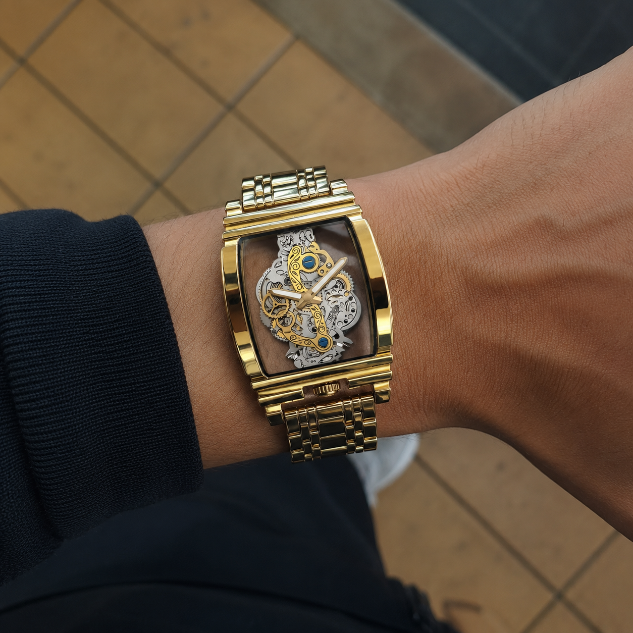 Reloj Poedagar Dorado 2345